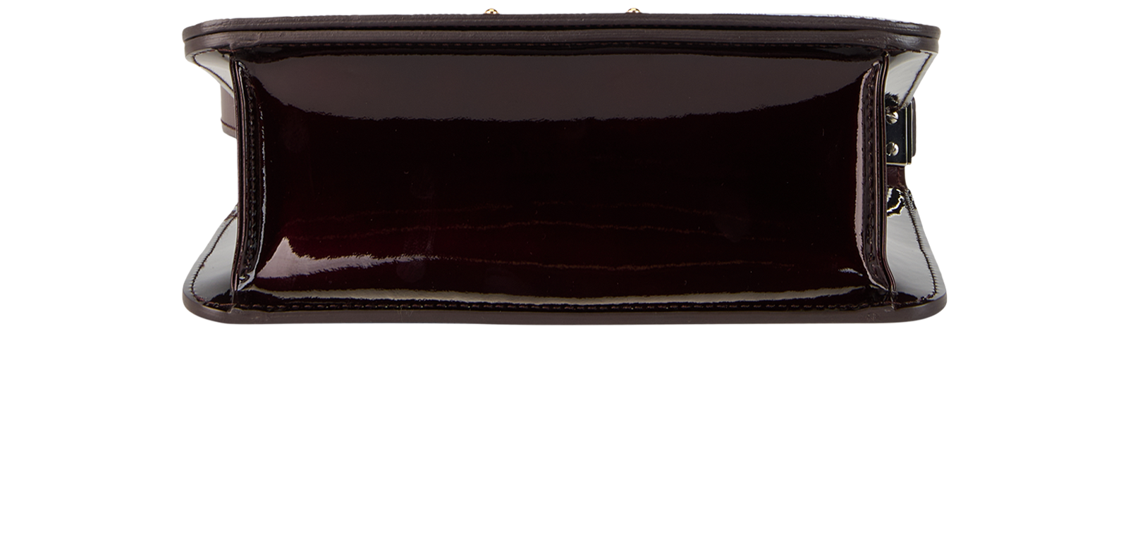 Cabaret, &pound;495, Handbags, Purple, Patent Leather, Top view